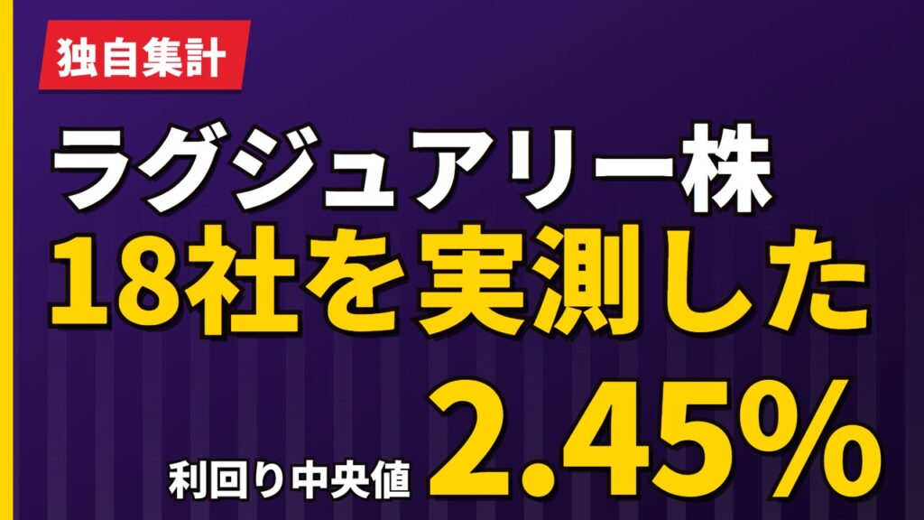 欧州のラグジュアリー株18社を実測した｜利回り2.45%の現実【2026年】