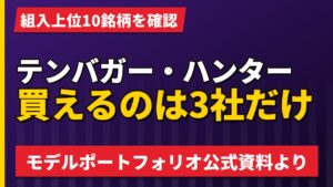 テンバガー・ハンター・ヨーロッパの組入銘柄｜買えると確認できたのは3社【2026年】